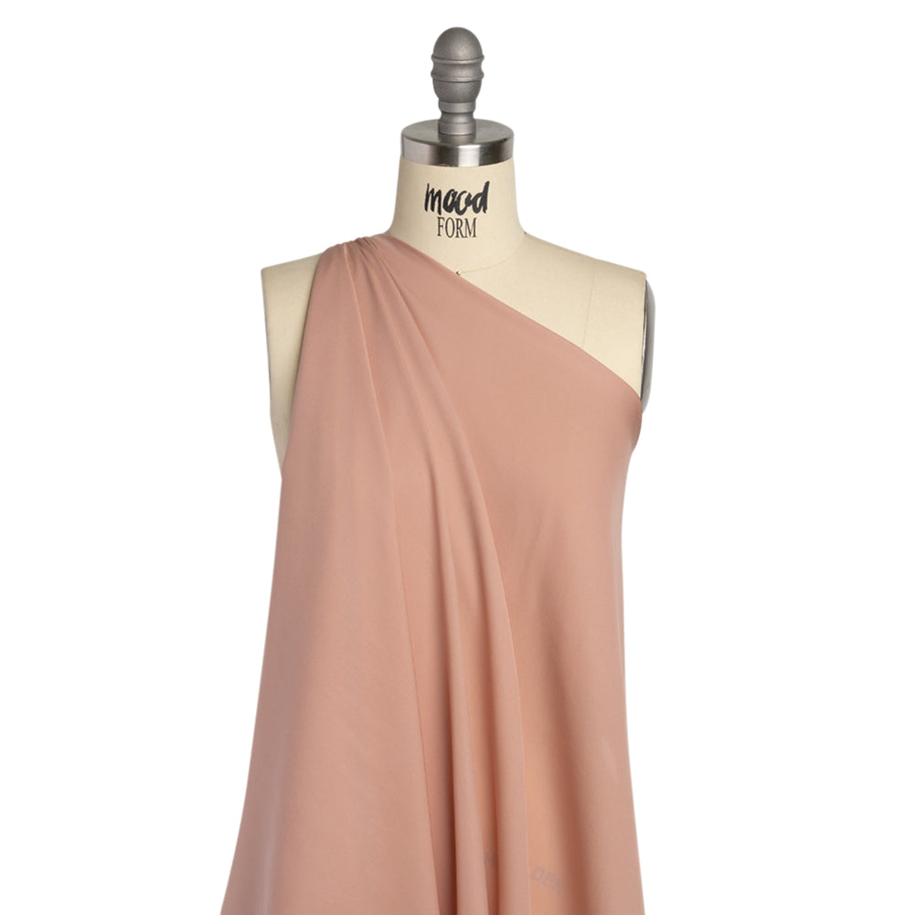 Silk Double Georgette - Blush - Premium Collection - Drape Silk Double Georgette - Blush - Premium Collection - Drape