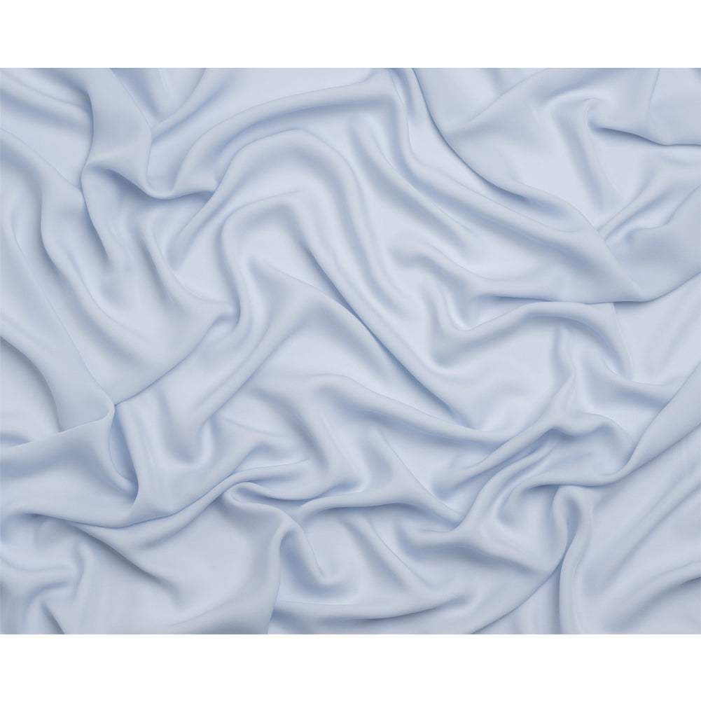 Silk Double Georgette - Icelandic Blue - Premium Collection - Full Silk Double Georgette - Icelandic Blue - Premium Collection - Full