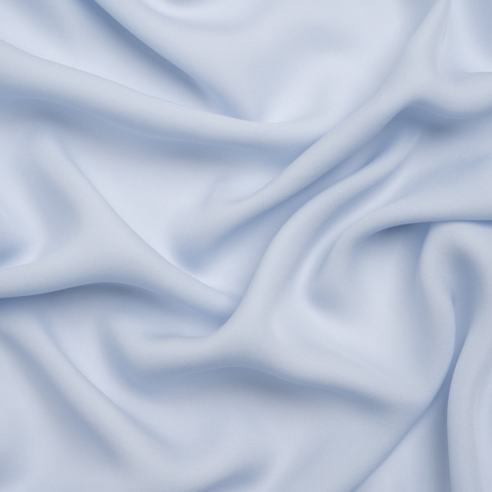 Silk Double Georgette - Icelandic Blue - Premium Collection Silk Double Georgette - Icelandic Blue - Premium Collection