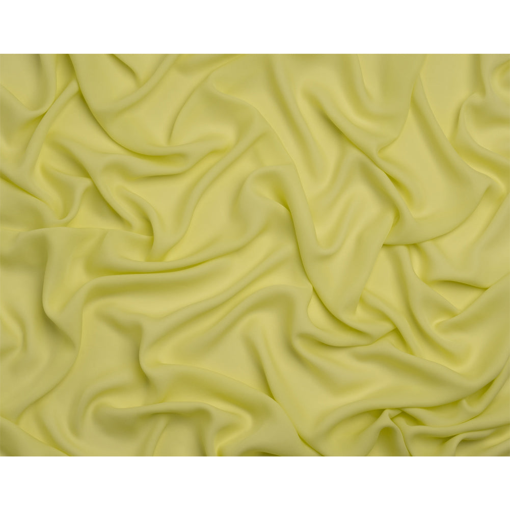Silk Double Georgette - Sunny Lime - Premium Collection - Full Silk Double Georgette - Sunny Lime - Premium Collection - Full