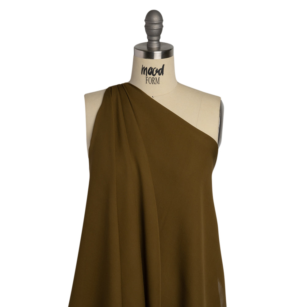 Silk Double Georgette - Fir Green - Premium Collection - Drape Silk Double Georgette - Fir Green - Premium Collection - Drape