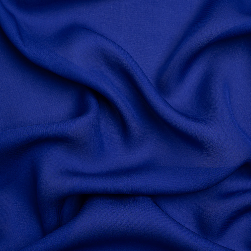 Silk Double Georgette - Mazarine Blue - Premium Collection Silk Double Georgette - Mazarine Blue - Premium Collection