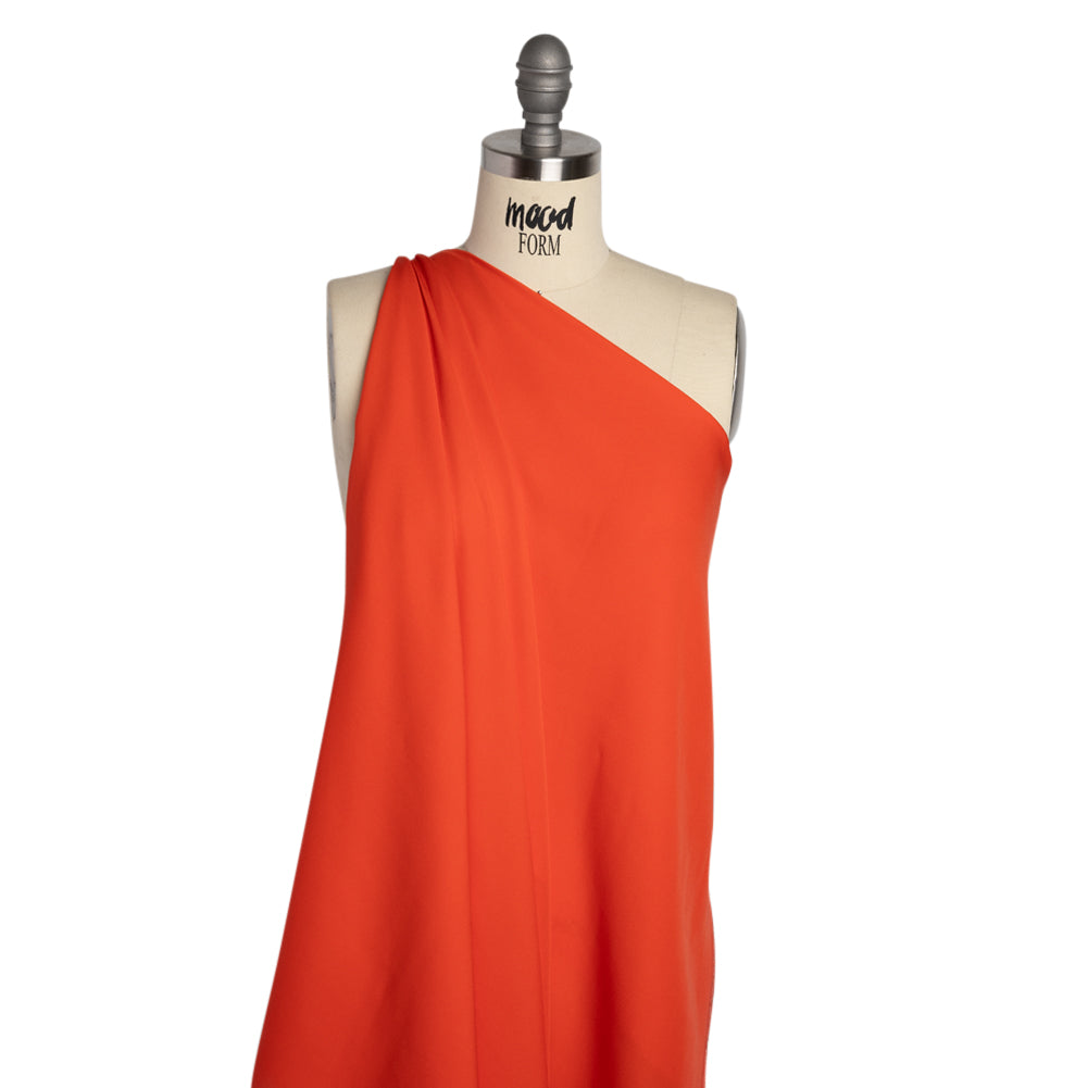 Silk Double Georgette - Mandarin - Premium Collection Detail Silk Double Georgette - Mandarin - Premium Collection Detail