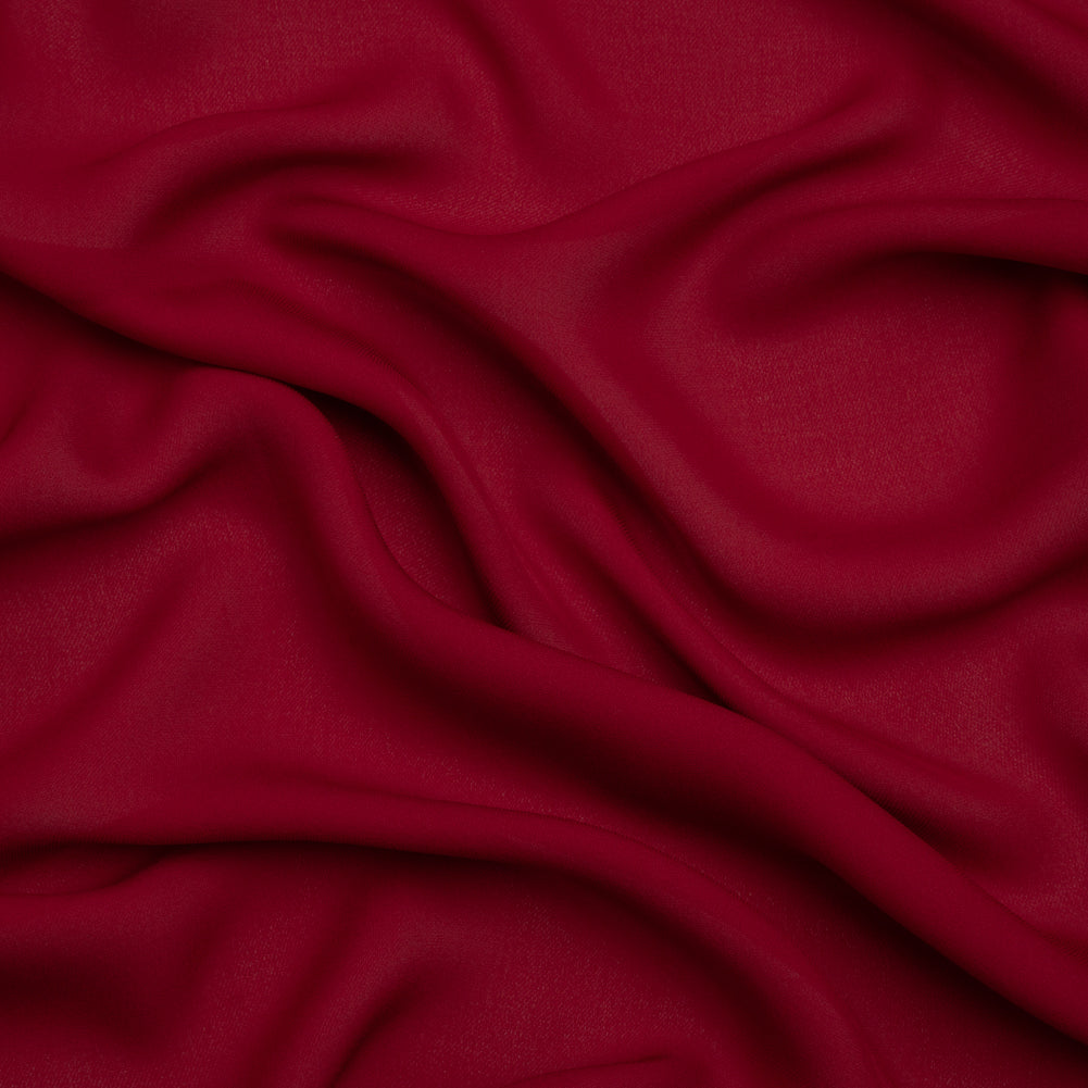 Silk Double Georgette - Chili Pepper - Premium Collection Silk Double Georgette - Chili Pepper - Premium Collection