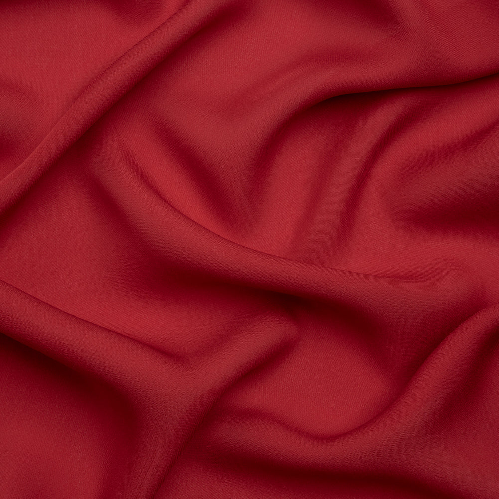 Silk Double Georgette - Brick - Premium Collection Silk Double Georgette - Brick - Premium Collection