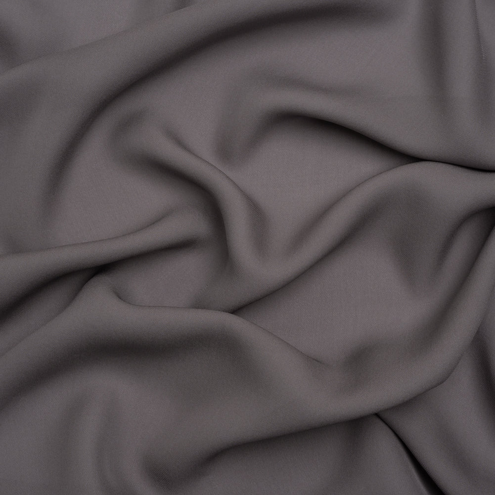 Silk Double Georgette - Dark Silver - Premium Collection Silk Double Georgette - Dark Silver - Premium Collection