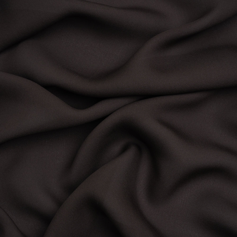 Silk Double Georgette - Deep Charcoal - Premium Collection Silk Double Georgette - Deep Charcoal - Premium Collection