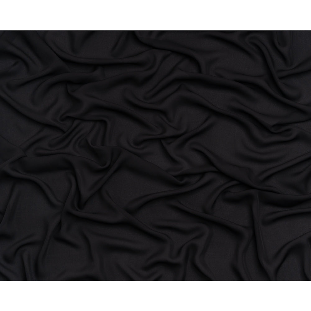 Silk Double Georgette - Black - Premium Collection - Full Silk Double Georgette - Black - Premium Collection - Full