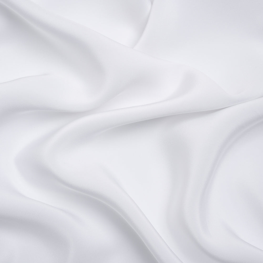 Silk 4-Ply Crepe 44" - Bright White - Premium Collection - Image 6 of 7 Silk 4-Ply Crepe 44" - Bright White - Premium Collection - Image 6 of 7