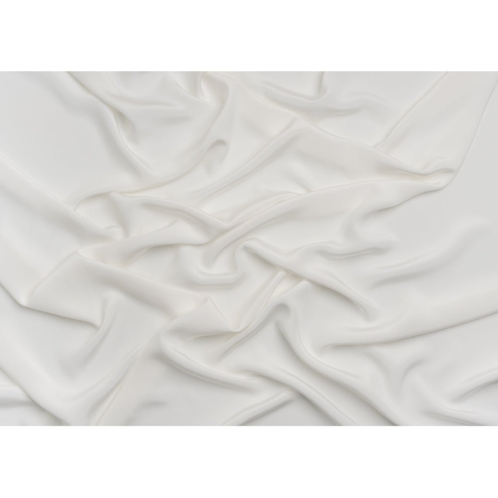 Silk 4-Ply Crepe 44" - Whisper White - Premium Collection - Full Silk 4-Ply Crepe 44" - Whisper White - Premium Collection - Full