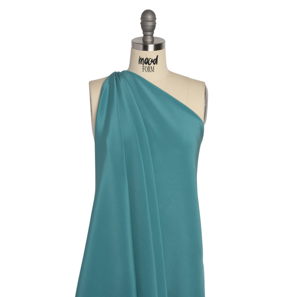 Silk 4-Ply Crepe 44" - Colonial Blue - Premium Collection - Drape Silk 4-Ply Crepe 44" - Colonial Blue - Premium Collection - Drape