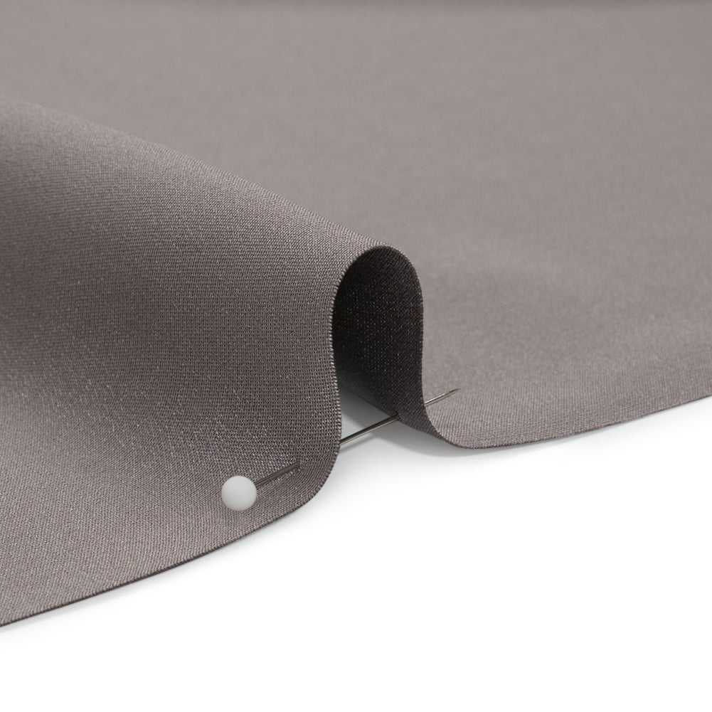 Silk 4-Ply Crepe 44" - Dark Silver - Premium Collection - Detail Silk 4-Ply Crepe 44" - Dark Silver - Premium Collection - Detail