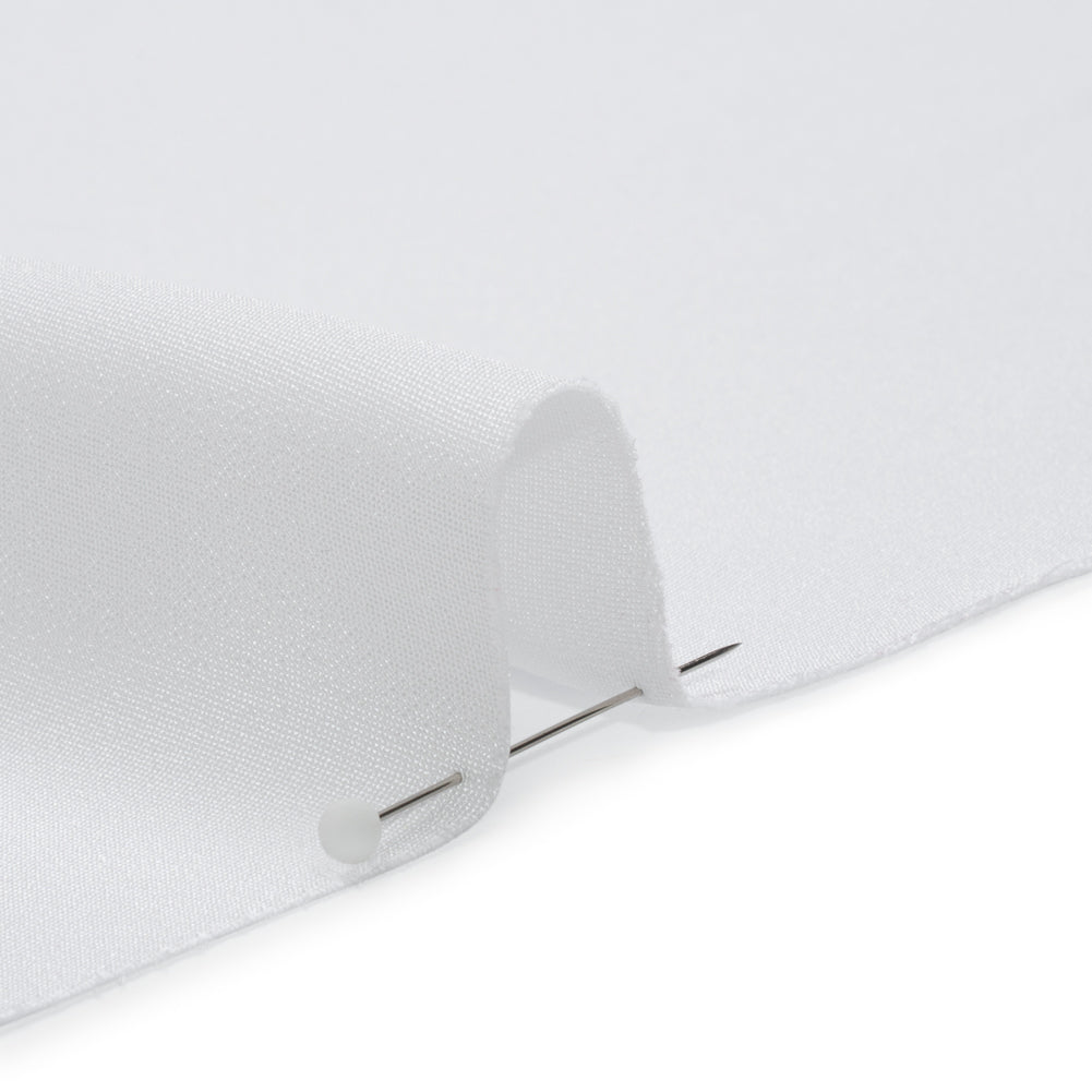 Silk 4-Ply Crepe 54" - Bright White - Premium Collection - Detail - Image 4 of 8 Silk 4-Ply Crepe 54" - Bright White - Premium Collection - Detail - Image 4 of 8