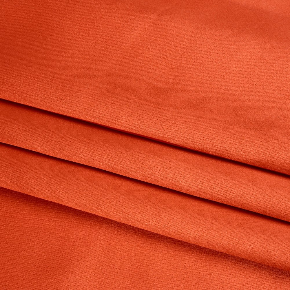 Silk Crepe Back Satin - Mandarin - Premium Collection - Folded Silk Crepe Back Satin - Mandarin - Premium Collection - Folded