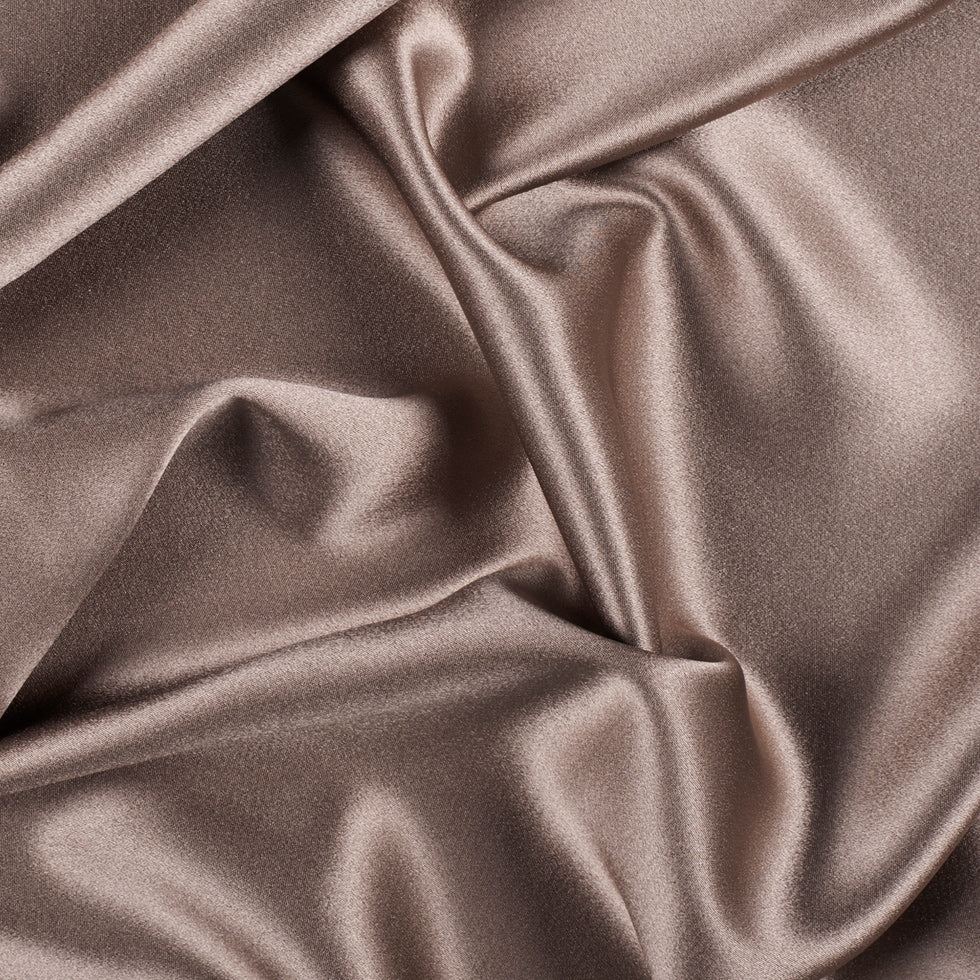 Silk Crepe Back Satin - Cappuccino - Premium Collection Silk Crepe Back Satin - Cappuccino - Premium Collection