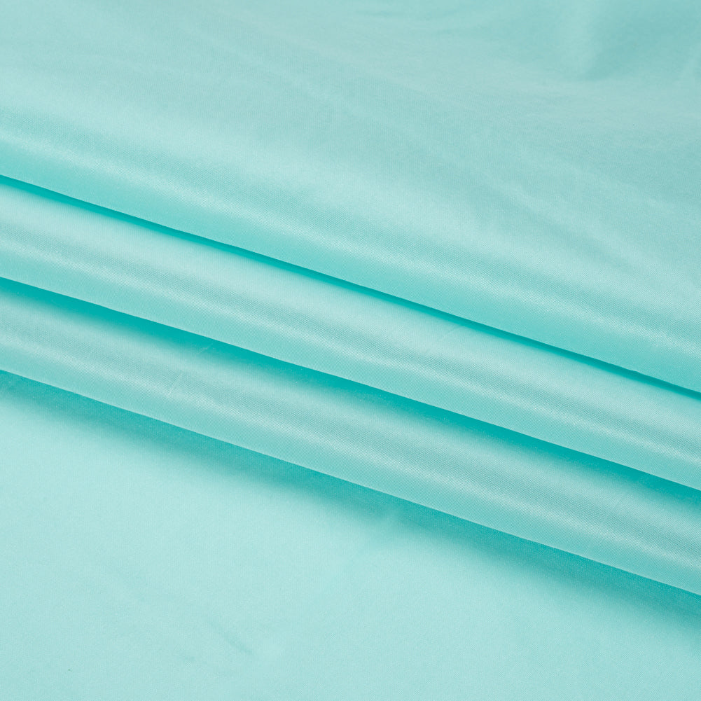 Silk Taffeta - Aqua - Premium Collection - Folded Silk Taffeta - Aqua - Premium Collection - Folded