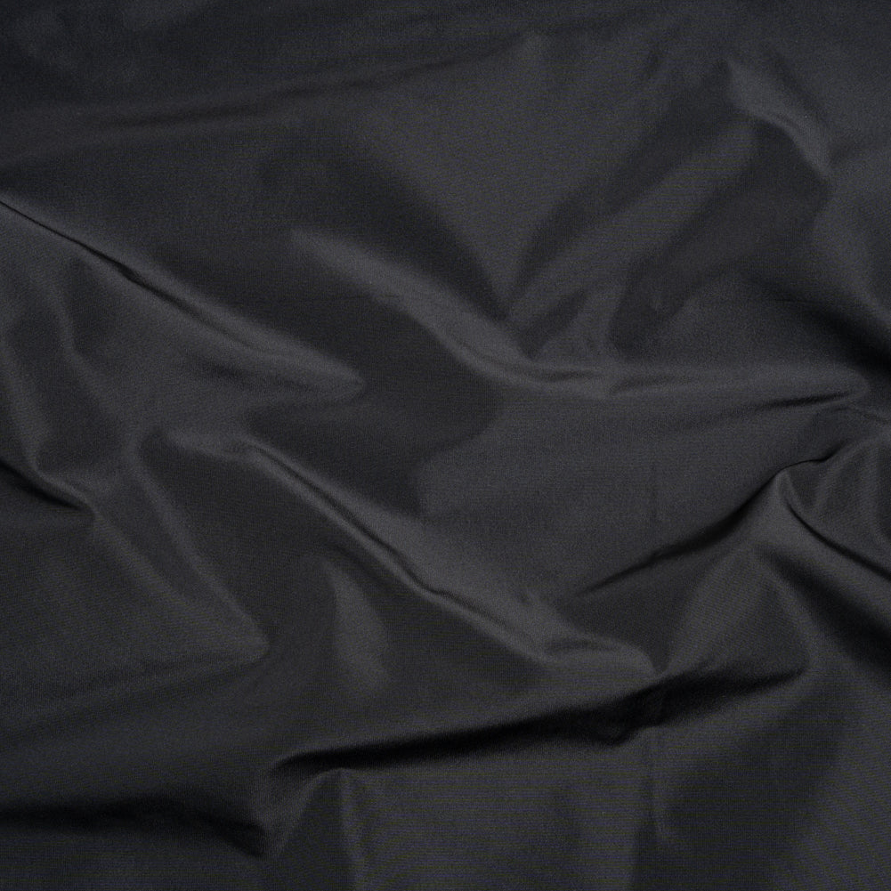 Polyester Taffeta Made in Italy - Black - Premium Collection Polyester Taffeta Made in Italy - Black - Premium Collection