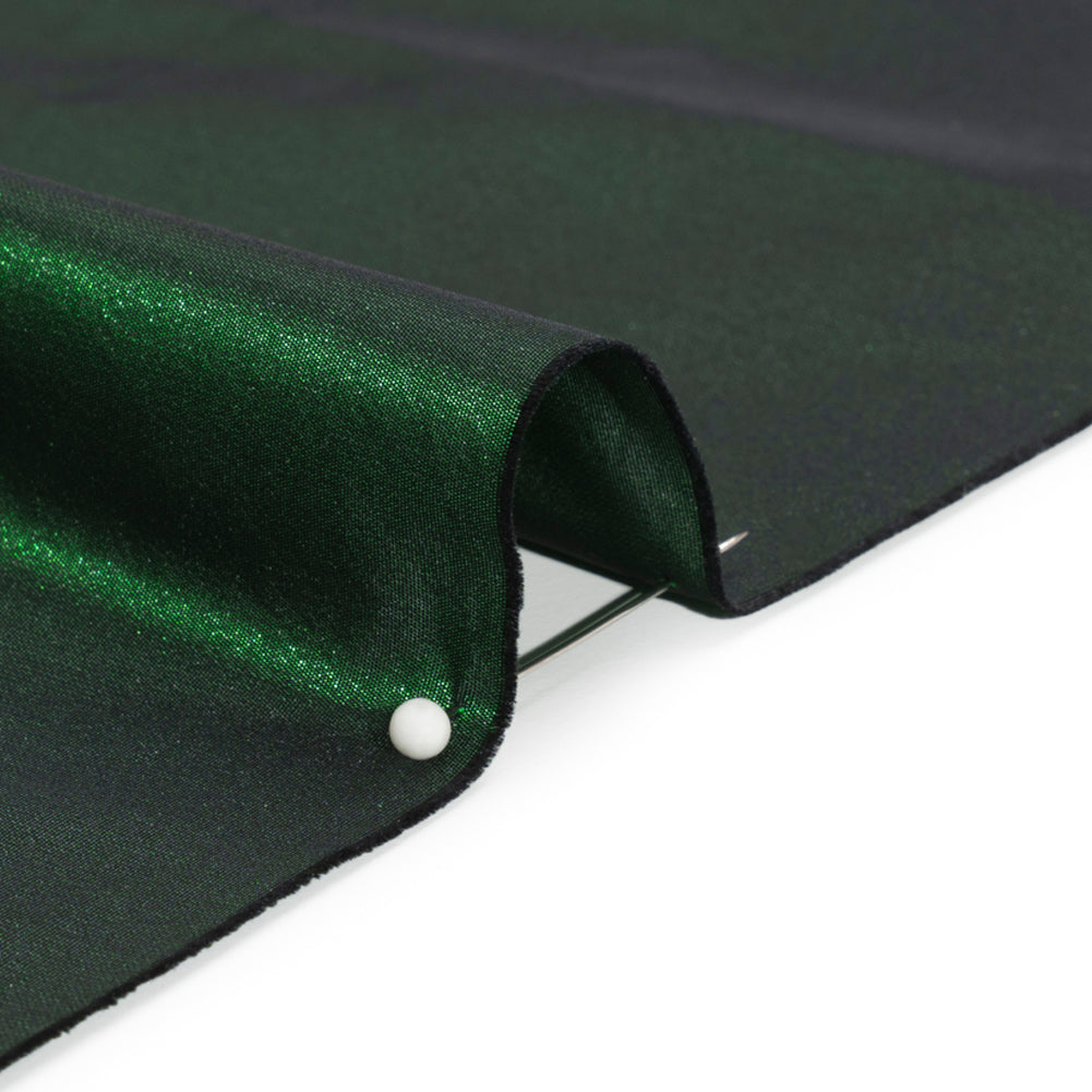Polyester Taffeta Made in Italy - Emerald - Premium Collection - Detail Polyester Taffeta Made in Italy - Emerald - Premium Collection - Detail