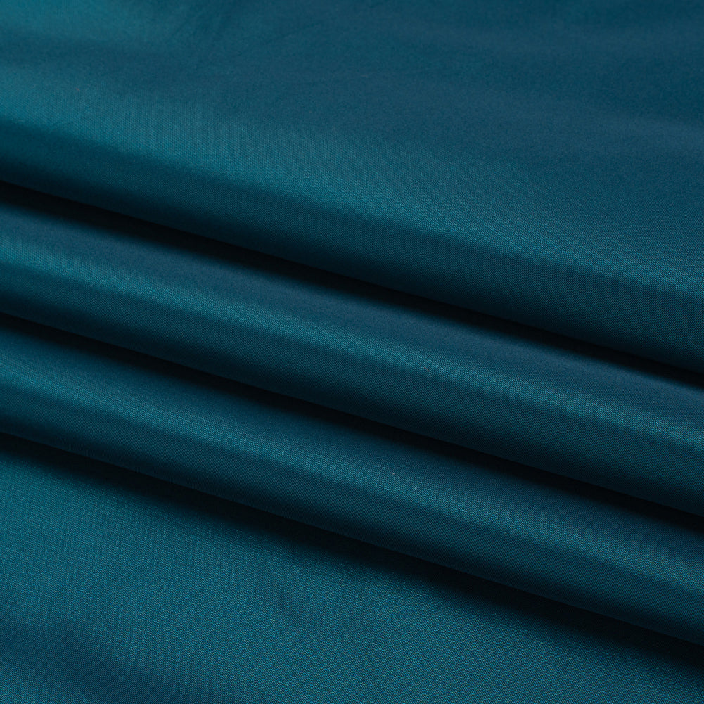 Polyester Taffeta Made in Italy - Turquoise - Premium Collection - Folded Polyester Taffeta Made in Italy - Turquoise - Premium Collection - Folded