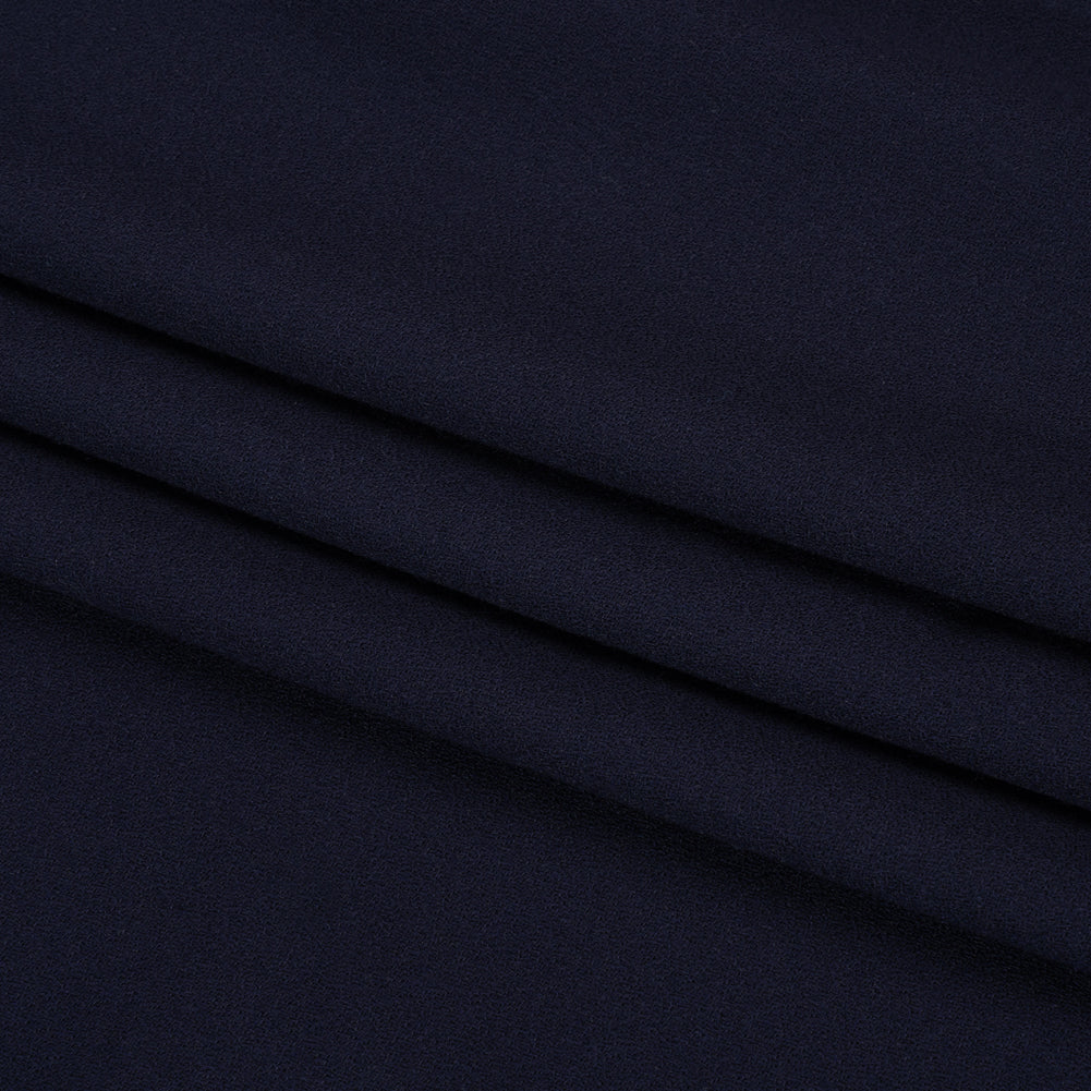 Single Wool Crepe - Navy - Premium Collection - Folded Single Wool Crepe - Navy - Premium Collection - Folded