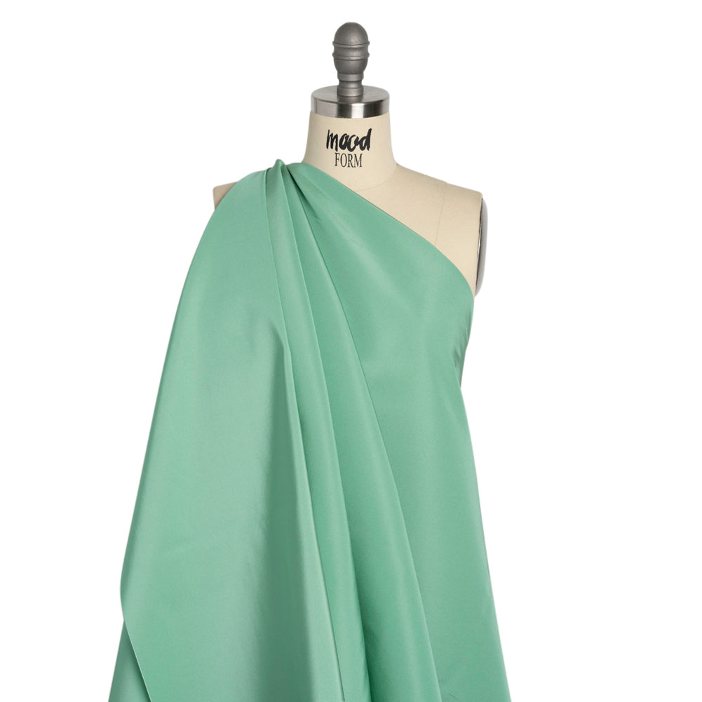 Silk Faille - Celadon - Premium Collection Detail Silk Faille - Celadon - Premium Collection Detail