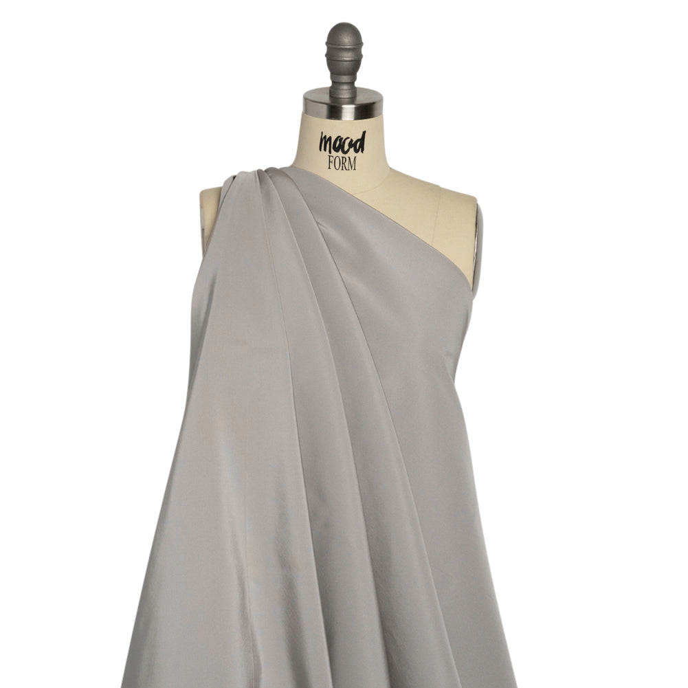 Silk Faille - Silver - Premium Collection Detail Silk Faille - Silver - Premium Collection Detail