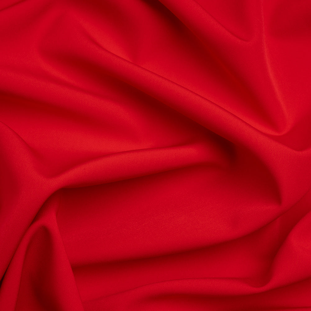Stretch Recycled Polyester 4-Ply Crepe - Light Red - Premium Collection Stretch Recycled Polyester 4-Ply Crepe - Light Red - Premium Collection