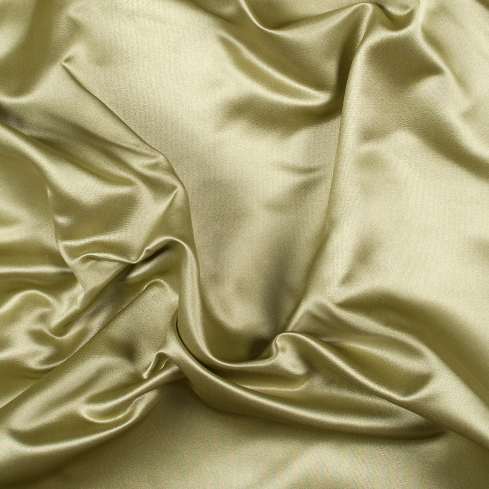 Silk Duchesse Satin - Nile Green - Premium Collection Silk Duchesse Satin - Nile Green - Premium Collection