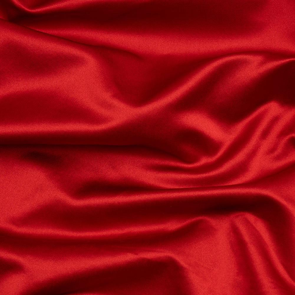 Silk Duchesse Satin - Roja Red - Premium Collection Silk Duchesse Satin - Roja Red - Premium Collection