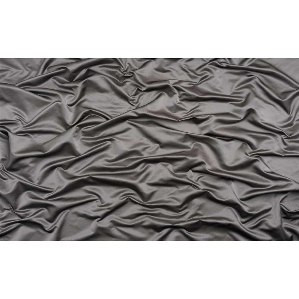 Silk Duchesse Satin - Heather Gray - Premium Collection - Full Silk Duchesse Satin - Heather Gray - Premium Collection - Full