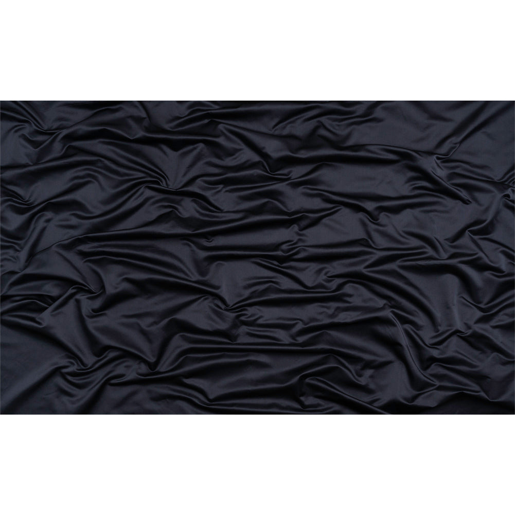 Silk Duchesse Satin - Midnight Navy - Premium Collection - Full Silk Duchesse Satin - Midnight Navy - Premium Collection - Full