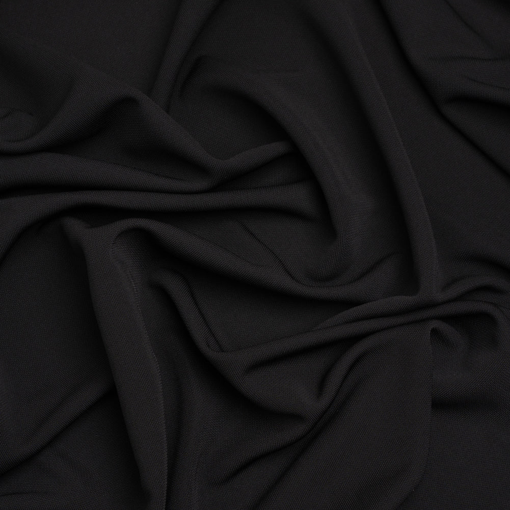 Rayon Matte Jersey - Black - Premium Collection Rayon Matte Jersey - Black - Premium Collection