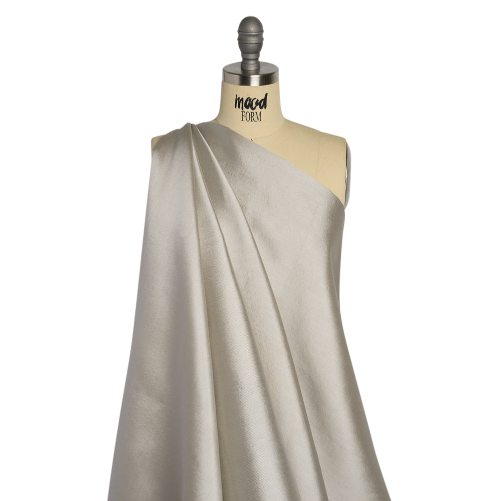 Silk Wool Twill - Icicle - Premium Collection Drape Silk Wool Twill - Icicle - Premium Collection Drape