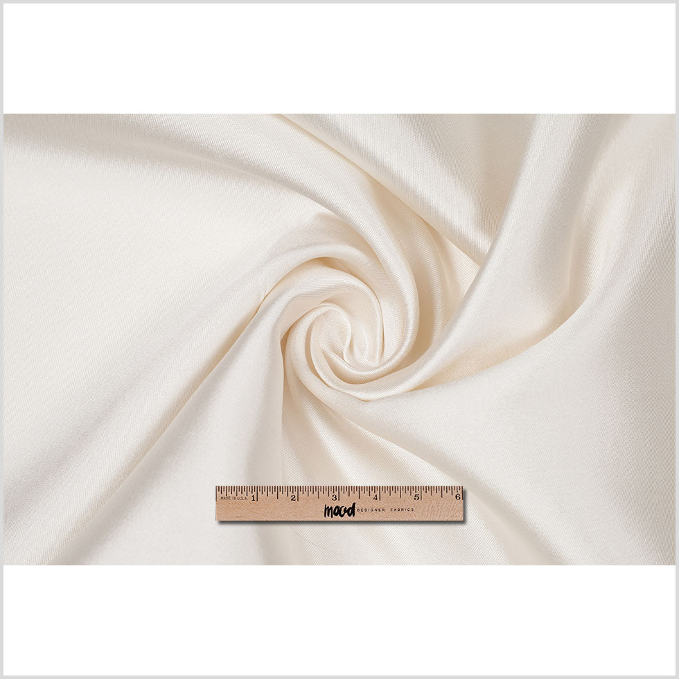 Silk Wool Twill - Whisper White - Premium Collection Full Silk Wool Twill - Whisper White - Premium Collection Full