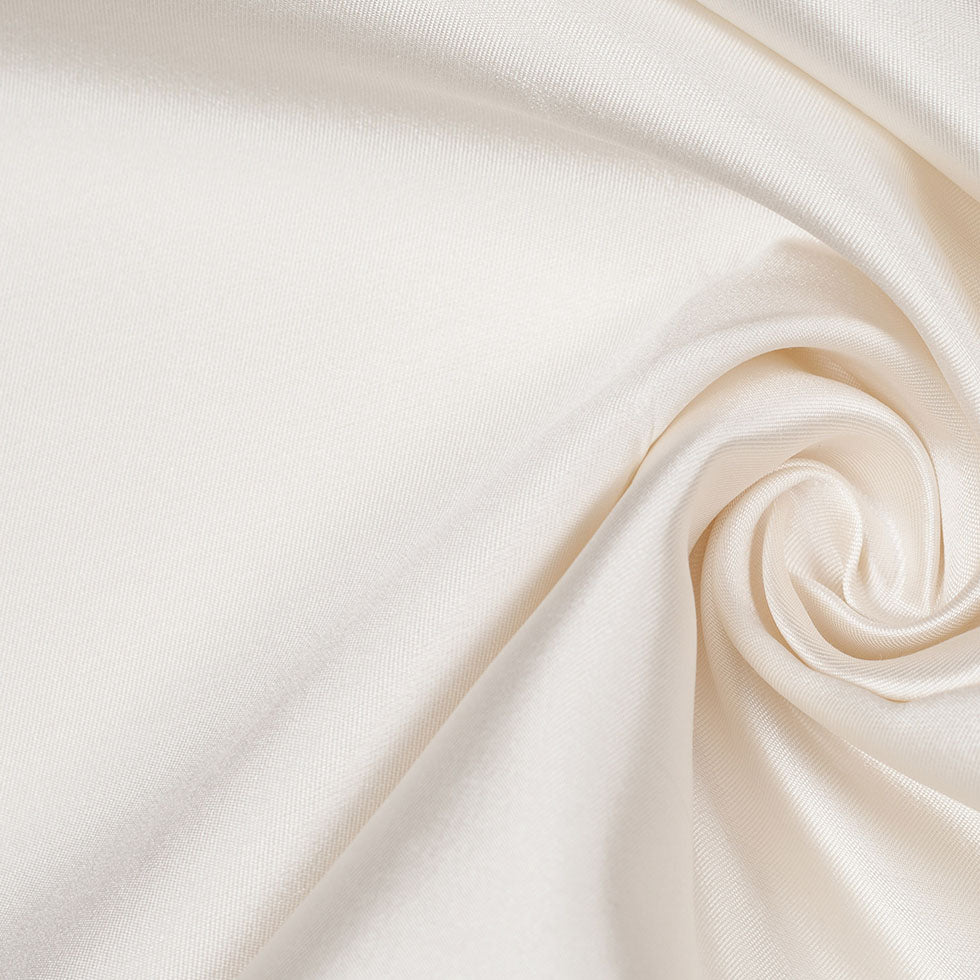 Silk Wool Twill - Whisper White - Premium Collection Silk Wool Twill - Whisper White - Premium Collection