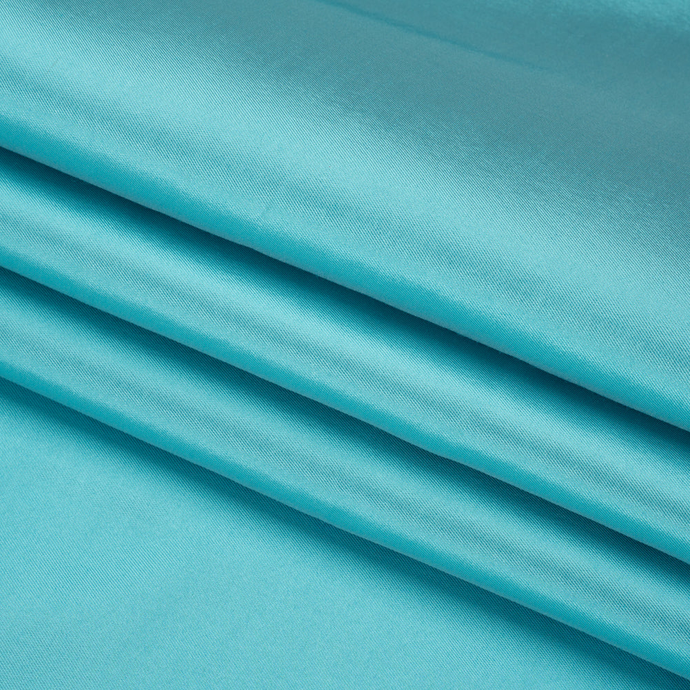Silk Wool Twill - Blue Radiance - Premium Collection Folded Silk Wool Twill - Blue Radiance - Premium Collection Folded