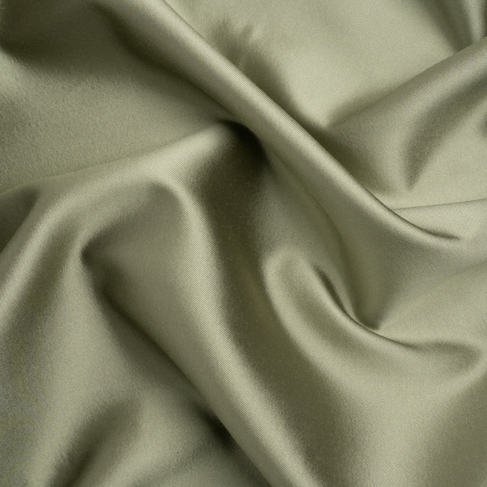 Silk Wool Twill - Swamp Geen - Premium Collection Silk Wool Twill - Swamp Geen - Premium Collection