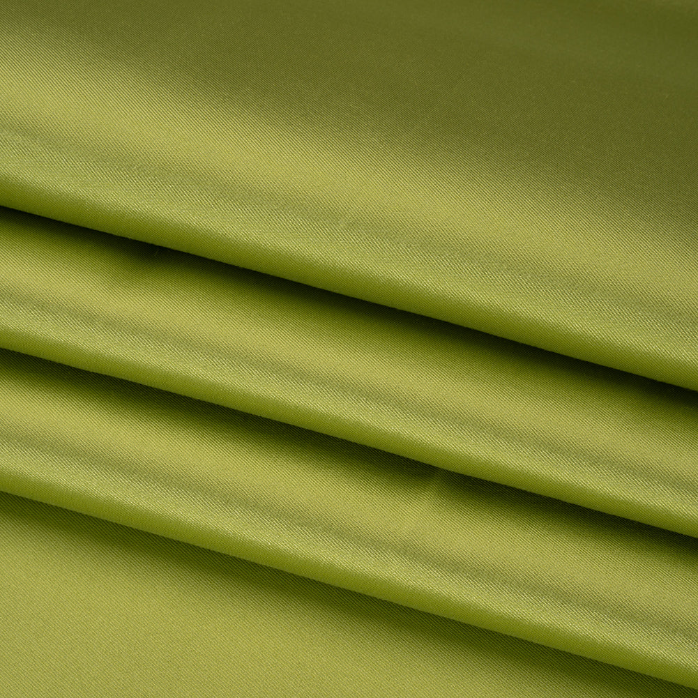 Silk Wool Twill - Green Glow - Premium Collection Folded Silk Wool Twill - Green Glow - Premium Collection Folded