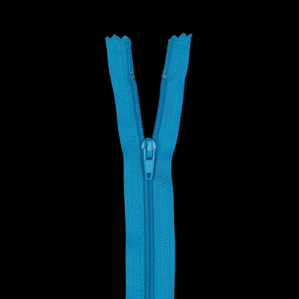 Regular Zipper 9" by YKK - 562 Aqua Regular Zipper 9" by YKK - 562 Aqua