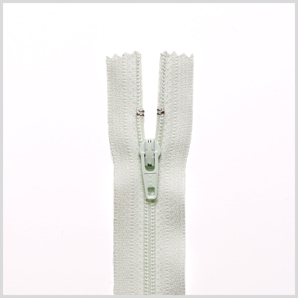 Regular Zipper 9" by YKK - 184 Mint Regular Zipper 9" by YKK - 184 Mint