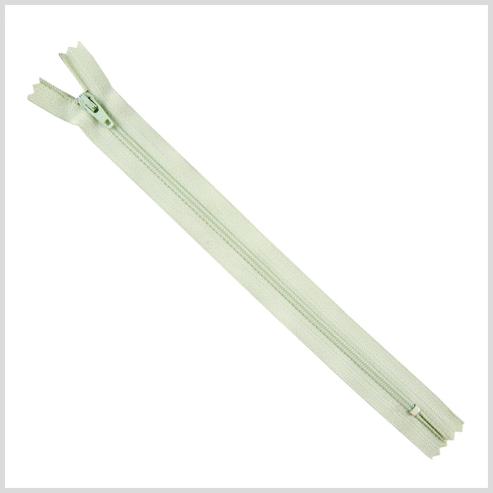 Regular Zipper 9" by YKK - 881 Pale Green Regular Zipper 9" by YKK - 881 Pale Green