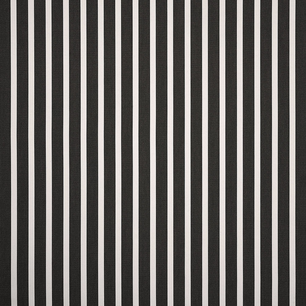 Shore Upholstery Woven by Sunbrella - Classic Black and White Stripes Shore Upholstery Woven by Sunbrella - Classic Black and White Stripes