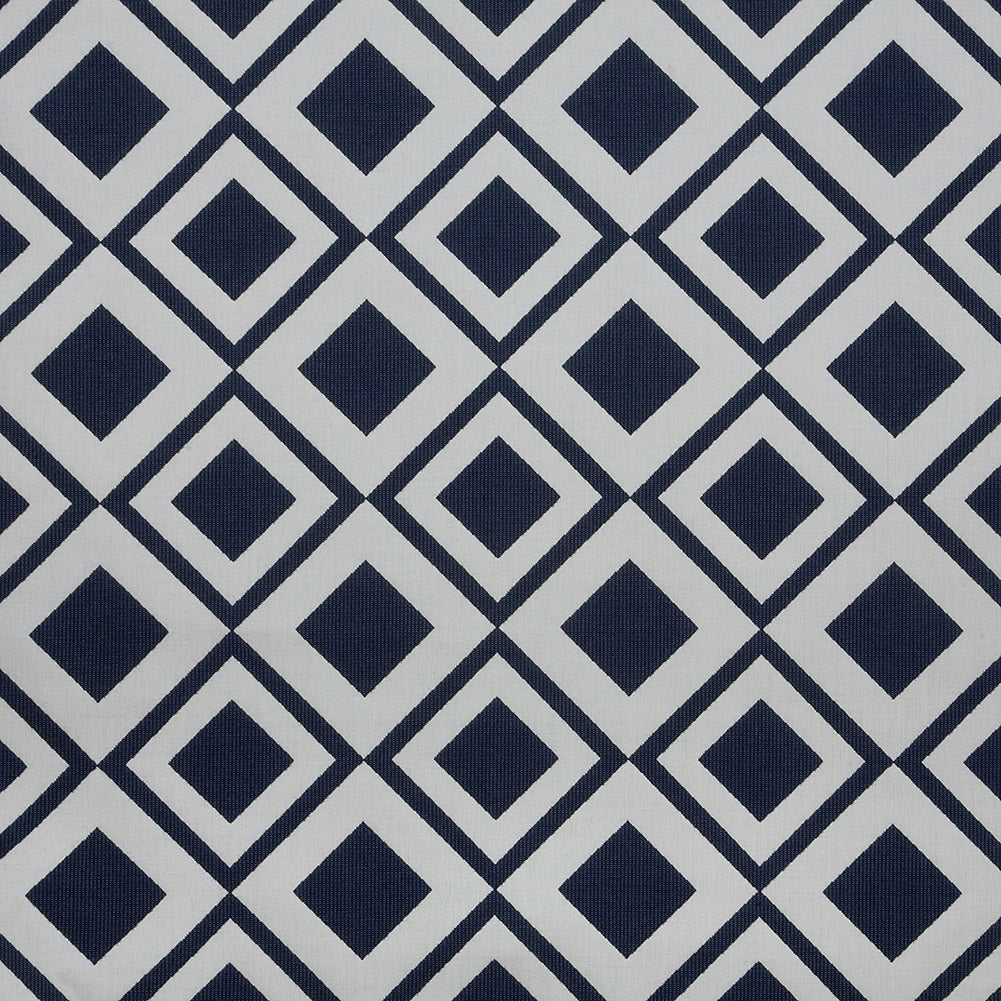 Fusion Savvy Geometric Jacquard by Sunbrella - Indigo Fusion Savvy Geometric Jacquard by Sunbrella - Indigo