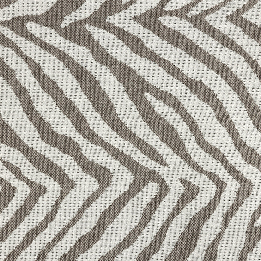 Nambia Upholstery Jacquard by Sunbrella - Gray Zebra Stripes Nambia Upholstery Jacquard by Sunbrella - Gray Zebra Stripes