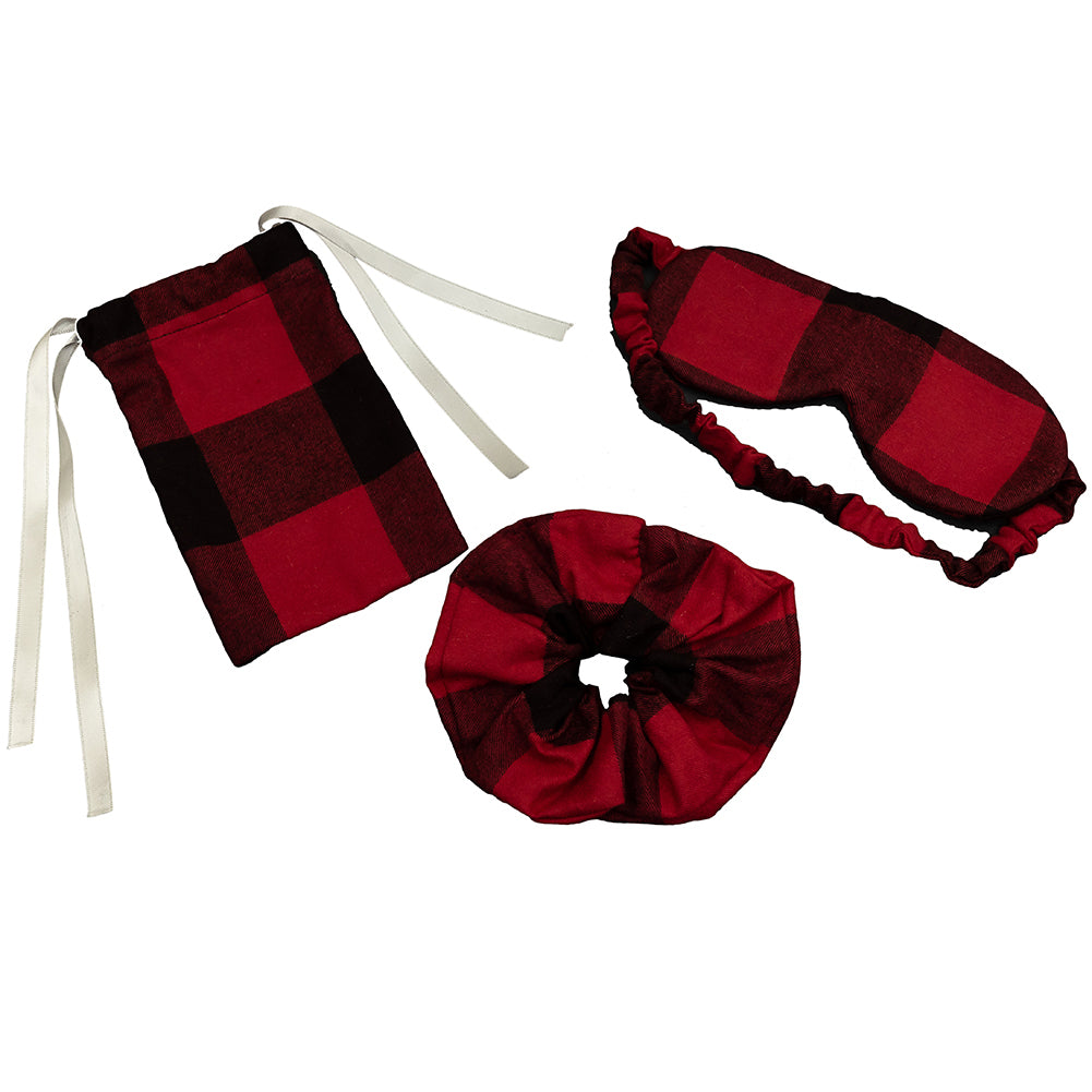 Flannel Travel Accessories Sewing Kit Folded Flannel Travel Accessories Sewing Kit Folded