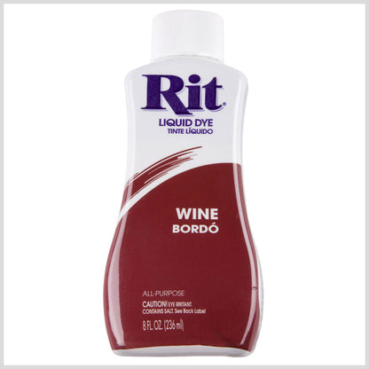 Rit All-Purpose Liquid Fabric Dye - Wine - 8oz Bottle