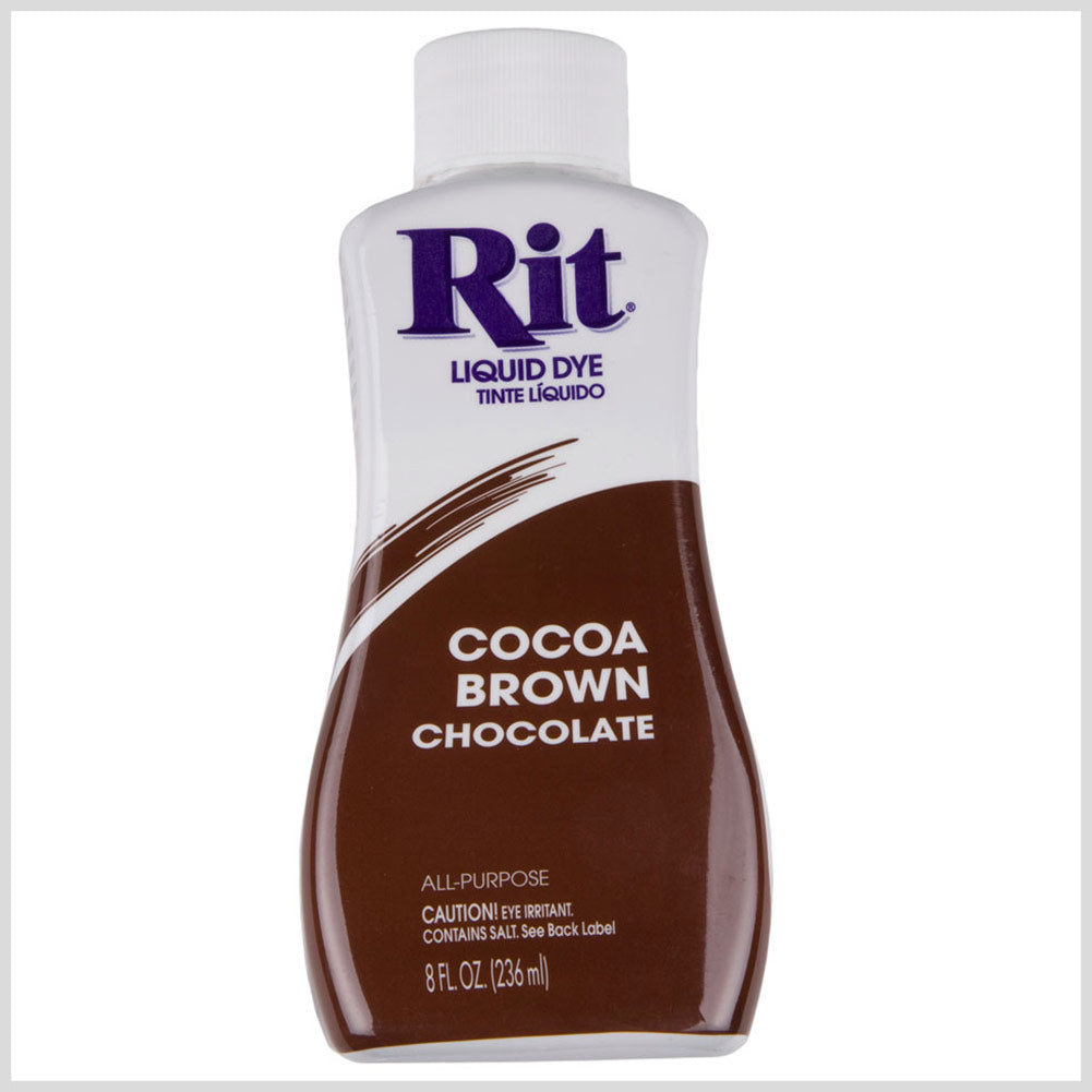 Rit All-Purpose Liquid Fabric Dye - Cocoa Brown - 8oz Bottle