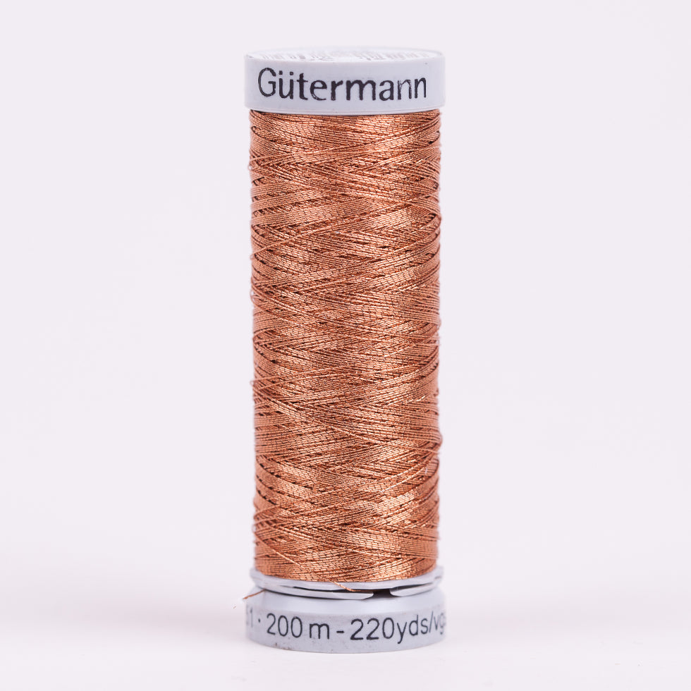 Gutermann Metallic Thread 200m - 36 Copper