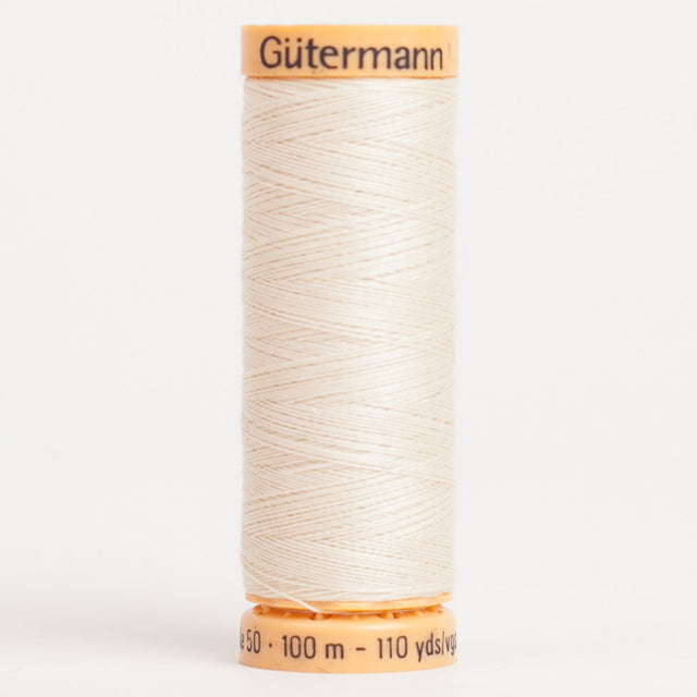 Gutermann Cotton Thread 100m - 1320 Cream
