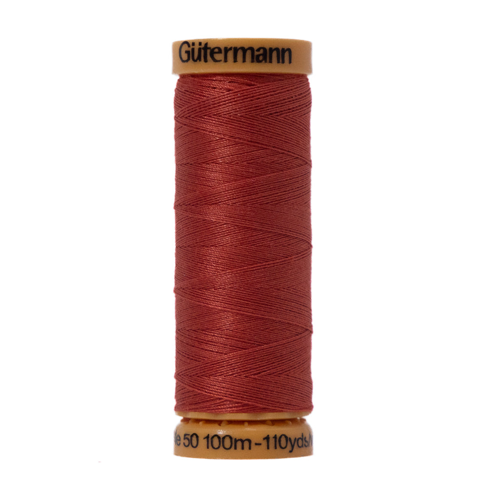 Gutermann Natural Cotton Thread 100m - 4850 Coral Copper